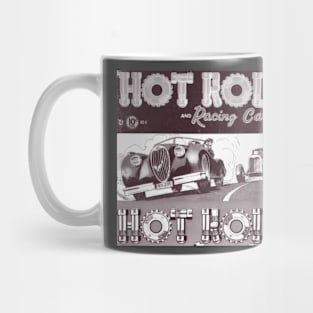 HOT RODS RACING CARS VINTAGE COMICS SPORTS Mug